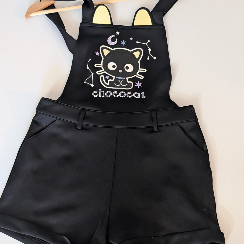 Hot Topic Black Chococat Romper